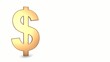 Golden dollar symbol - Loop