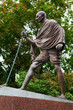 Mahatma Gandhi. The monument in Moscow, Russia.