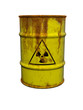 Barrel with nuclear waste