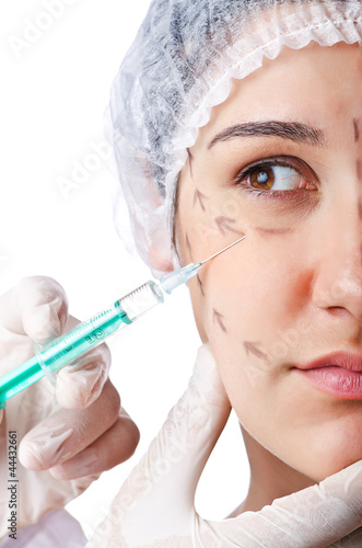 Photo: Woman under the plastic surgery Woman under the plastic surgery