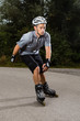 Sportler auf Inline-Skates