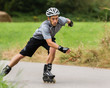 Sportler auf Inline-Skates