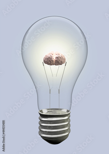 Illustration: Light Bulb Brain Creative Light Bulb Brain Creative
