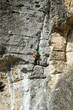 Climbing.