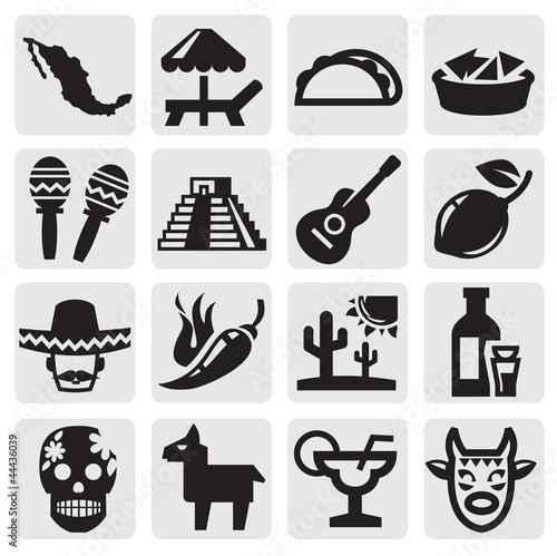 Vector: mexican set mexican set