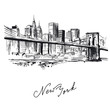 new york - hand drawn metropolis