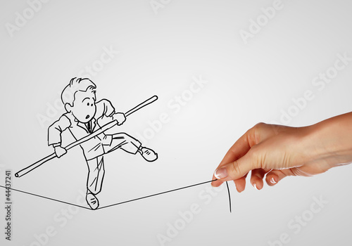 Photo: Risks and challenges of business life Risks and challenges of business life