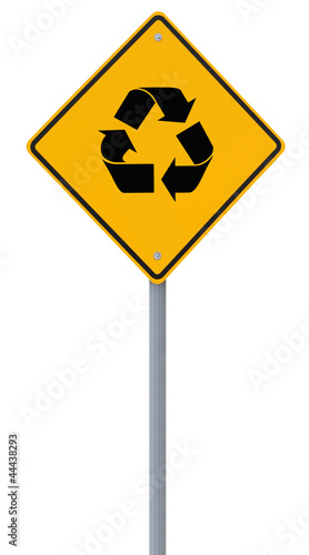 Photo: Recycle Road Sign Recycle Road Sign