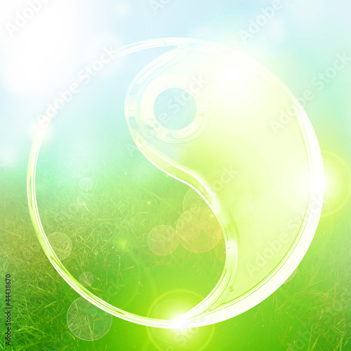 Ilustración: Yin Yang sign Yin Yang sign