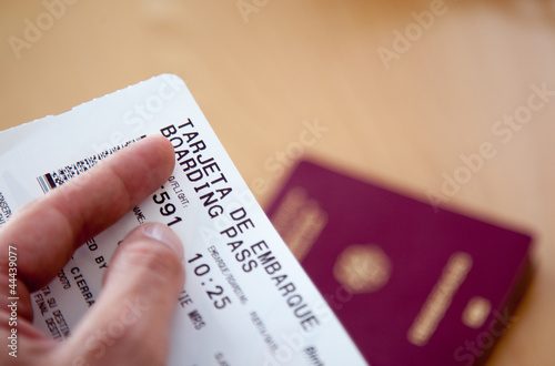Photo: Reisepass mit Flugticket II Reisepass mit Flugticket II