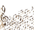 Noten auf dem Blatt