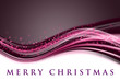 fantastic christmas wave design with snow flakes