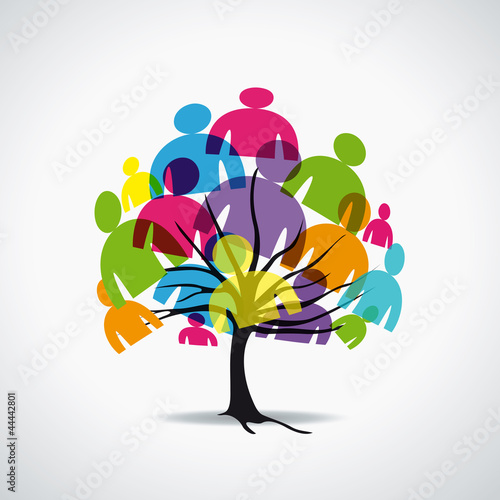 Vector: arbre-communauté-2 arbre-communauté-2