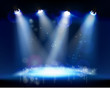 Stage. Vector illustration.