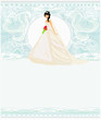 Beautiful bride card