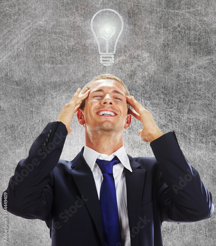 Photo: Businessman having an idea Businessman having an idea
