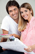Couple Making House Plans