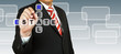 Businessman hand drawing Real Estate