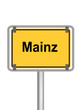 Ortsschild Mainz