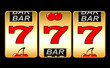 777. Winning in slot machine.