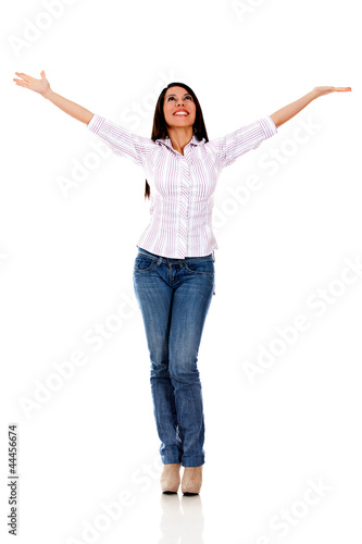 Photo: Happy casual woman Happy casual woman
