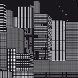 habitation, immeuble, étage, fenêtre, building, ville,