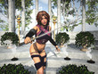 warrior woman with sword