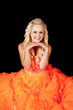 dress orange princess