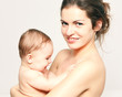 Mother with baby
