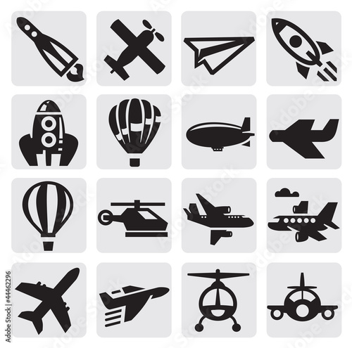 Vector: airplane icon airplane icon