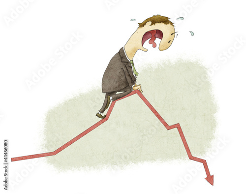 Illustration: Financial crash Financial crash
