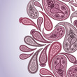 Paisley Oriental decor background.