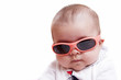 baby with sunglasses