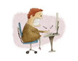 Stressed secretary
