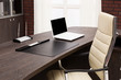 laptop on a desk
