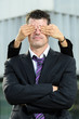 Cover business man eyes
