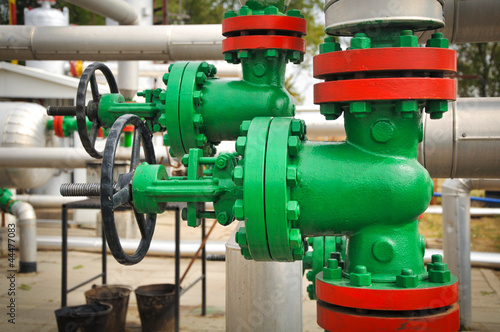 Photo: oil valve in the oil collector oil valve in the oil collector