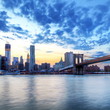 Hudson River et Manhattan, New York.