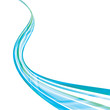 Blue abstract wave vector EPS 8