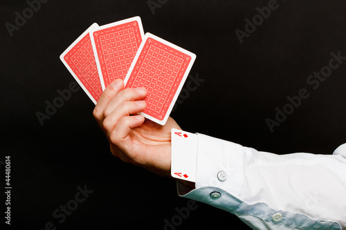 Photo: playing cards and an ace in the hole playing cards and an ace in the hole