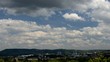 time-lapse summer clouds over Stuttgart