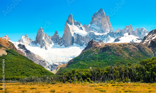 Photo: Scenic landscape with Mt Fitz Roy in Patagonia, South America Scenic landscape with Mt Fitz Roy in Patagonia, South America