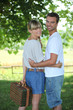 Couple havingn a picnic