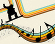 Vector: Snowboard background Snowboard background