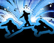 Vector: Snowboard background Snowboard background