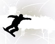 Vector: Snowboard background Snowboard background