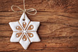 Photo: Gingerbread snowflake Gingerbread snowflake