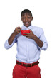 Teenager Eating