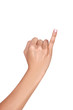 Holding up the little finger