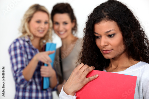 Foto: Two girls being bullies Two girls being bullies